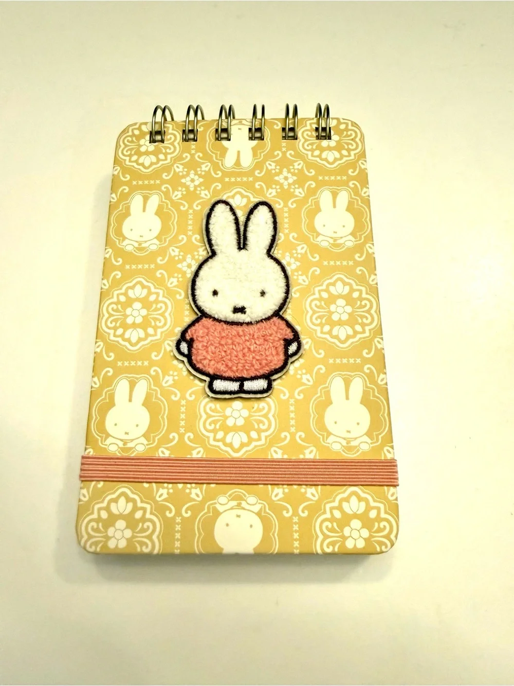 miffy Yellow Spiral Notebook with 5-Piece Gel Pen Set